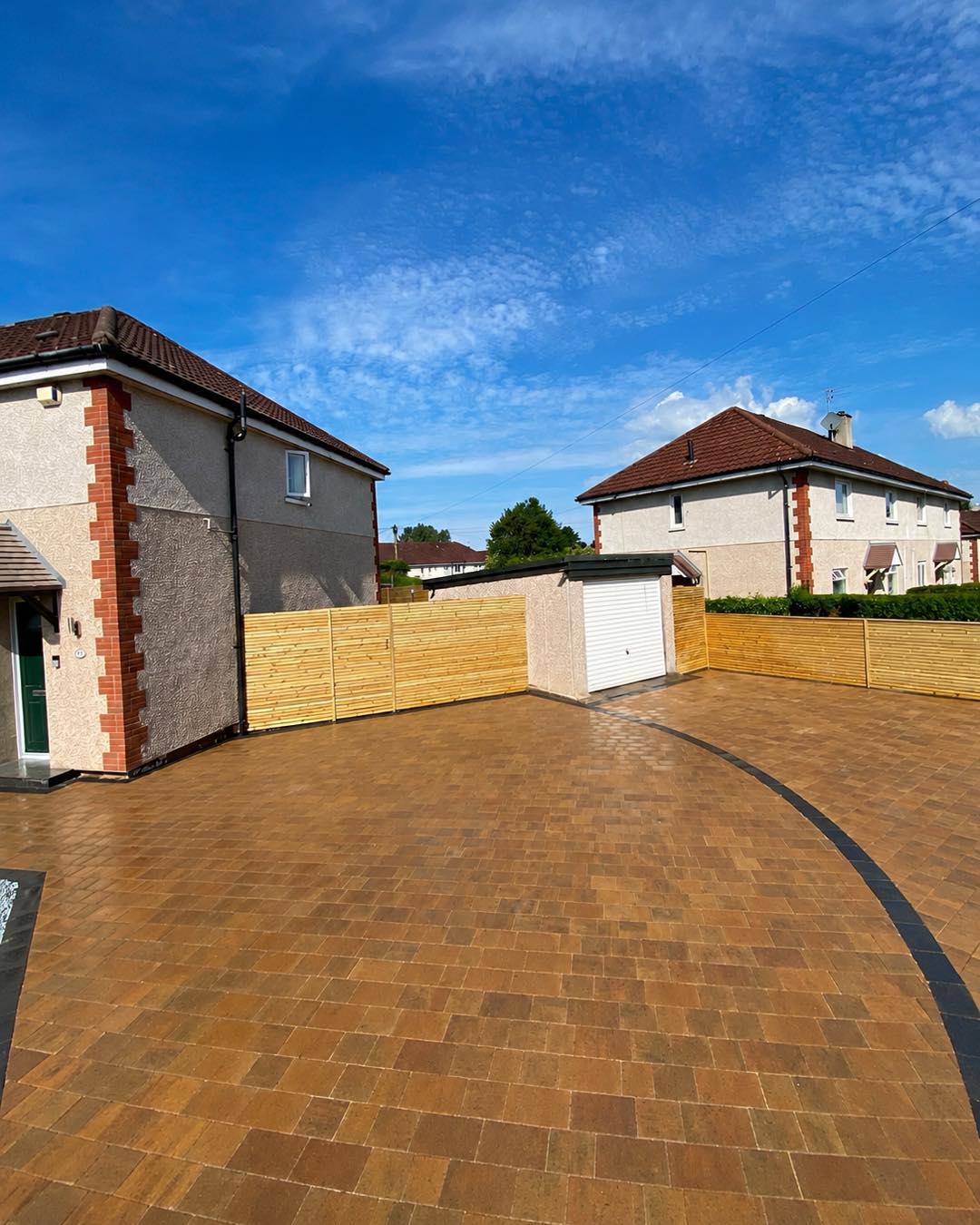 Recent Indie Paving Marshalls Savanna driveway in Springboig